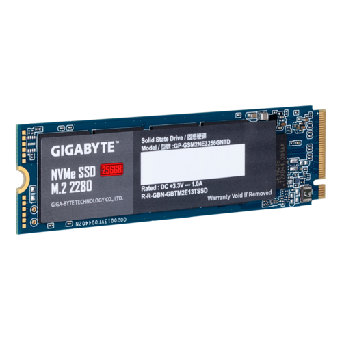 حافظه SSD اینترنال گیگابایت مدل 2280 ظرفیت 256 گیگابایت