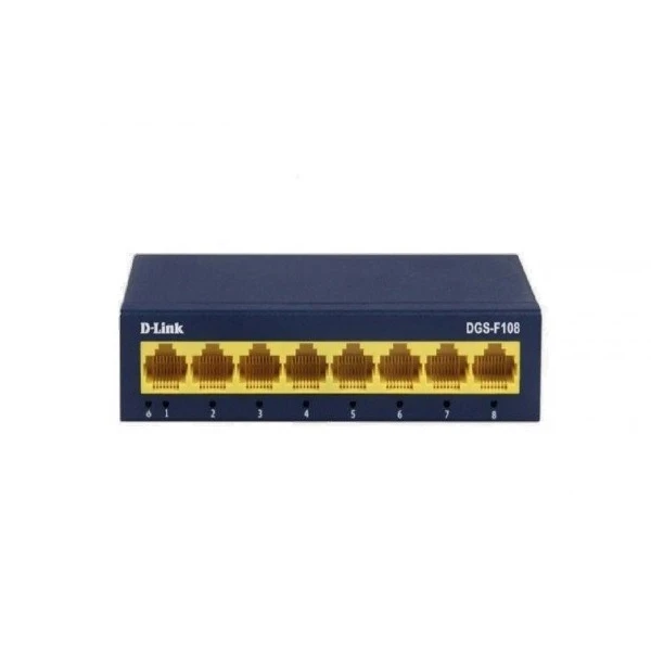 ییچ شبکه 8 پورت گیگابیتی دی لینک مدل DGS-F108