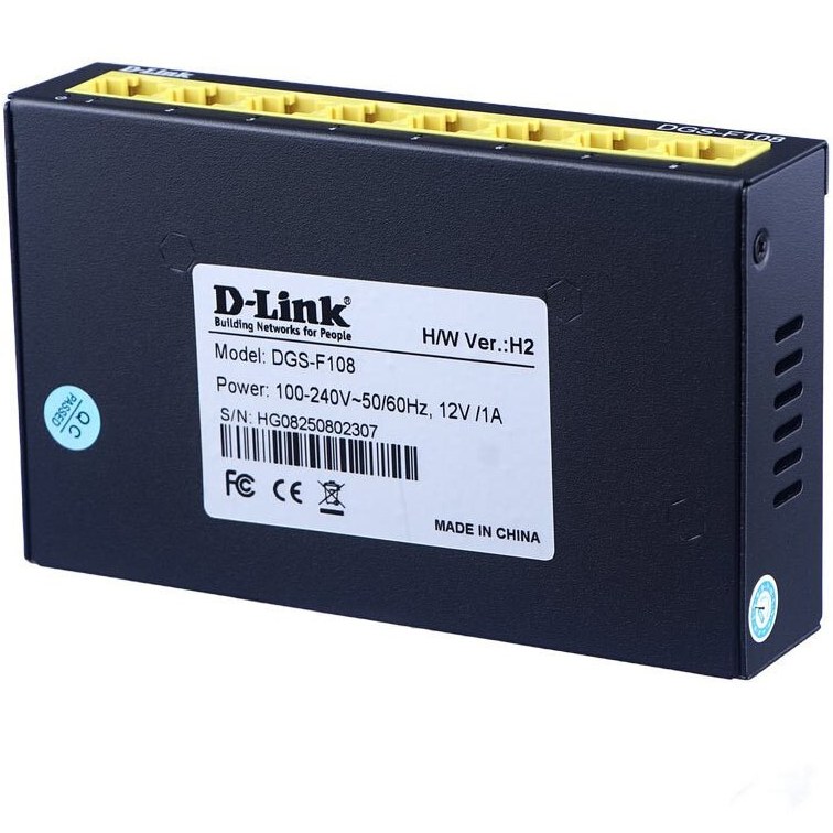 ییچ شبکه 8 پورت گیگابیتی دی لینک مدل DGS-F108 - تصویر 3