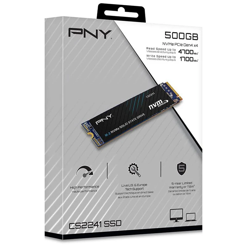 اس اس دی PNY CS2241 ظرفیت 1 ترابایت | PCIe 4.0 NVMe - تصویر 2