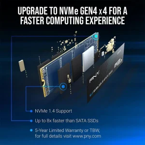 اس اس دی PNY CS2241 ظرفیت 1 ترابایت | PCIe 4.0 NVMe