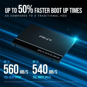 اس اس دی اینترنال پیانوای PNY CS900 ظرفیت 500 گیگابایت