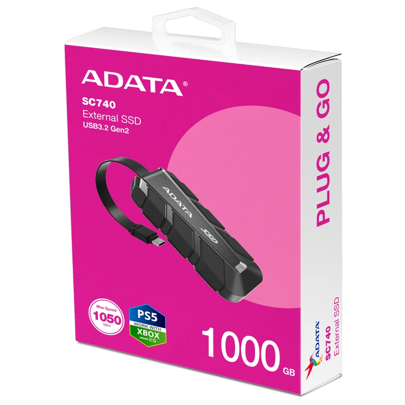 اس اس دی اکسترنال ای دیتا SC740 ظرفیت 1 ترابایت - تصویر 2