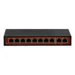 سوئیچ شبکه 8 پورت PoE ایزی‌گیگز مدل EG-SWU-1401-10GP