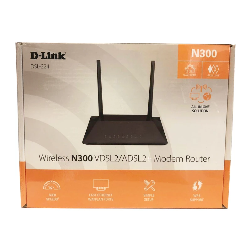 مودم روتر بیسیم ADSL2 Plus و VDSL2 دیلینک مدل DSL-224 NEW - تصویر 3