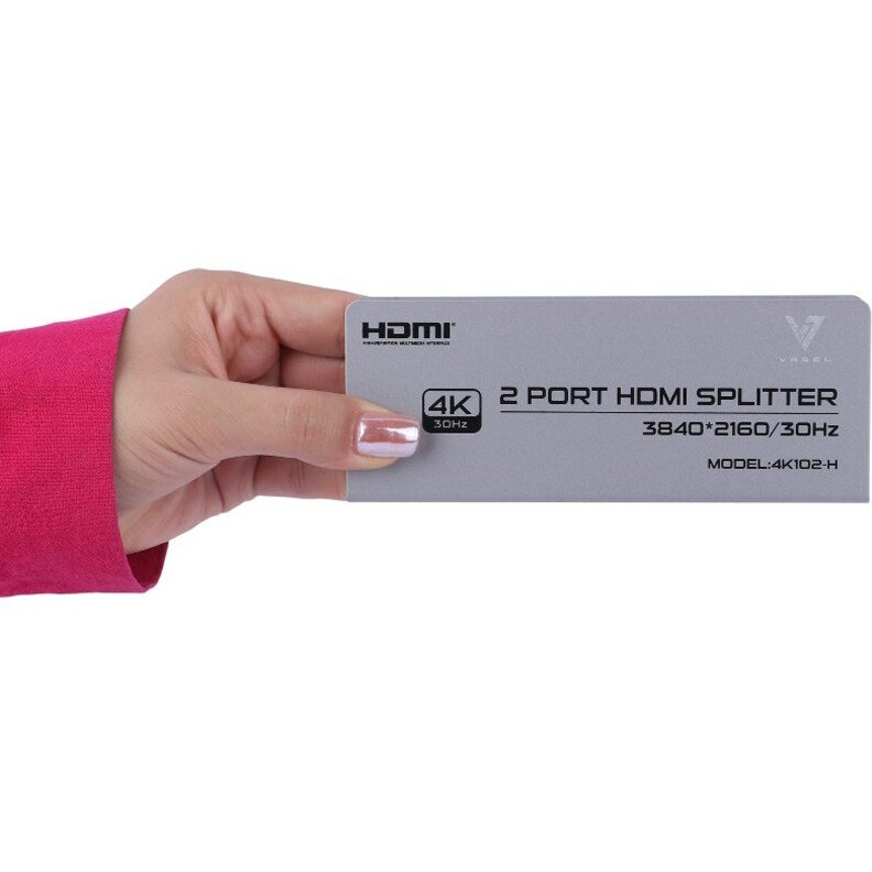 اسپلیتر ۱ به ۲ HDMI واصل (VASEL) مدل VSL-4K-102H | پشتیبانی از 4K - تصویر 3