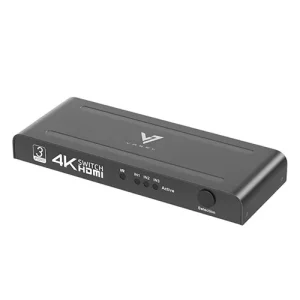 سوئیچ ۳ پورت HDMI وسل (VASEL) مدل VSL-4K301 | پشتیبانی از 4K