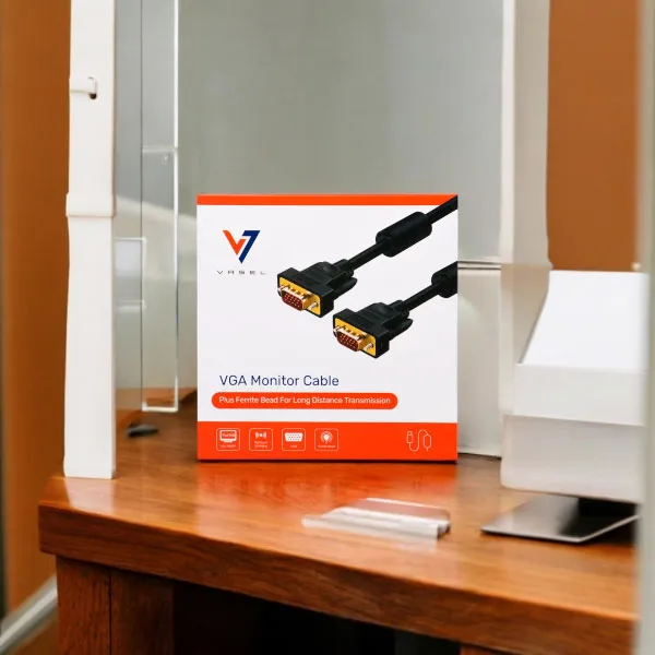 کابل VGA واصل (Vasel) طول ۱.۵ متر - انتقال تصویر باکیفیت - تصویر 2