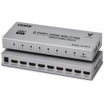اسپلیتر ۱ به ۸ HDMI واصل (VASEL) مدل VSL-4K-108H | پشتیبانی از 4K