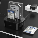 داک 2 سینی هارد اوریکو مدل 6228US3، سازگار با هارد و SSD 2.5/3.5 اینچی - تصویر 2