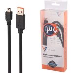 کابل USB به Mini USB واصل (Vasel) طول ۱.۵ متر - شیلددار - تصویر 2