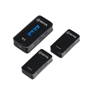 یکروفن یقه‌ای بی‌سیم بویا BY-XM6-S2 Mini دو فرستنده