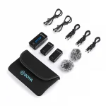 یکروفن یقه‌ای بی‌سیم بویا BY-XM6-S2 Mini دو فرستنده - تصویر 4