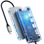 هاب ۶ پورت USB-C اوریکو مدل WB-6RJ | خروجی شبکه گیگابیت و 4K HDMI - تصویر 5