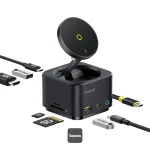 هاب 7 پورت USB-C و شارژر بی سیم بیسوس مدل BS-OH122 - تصویر 11