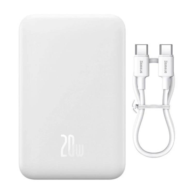 پاوربانک باسئوس مدل Magnetic Mini با ظرفیت 20000mAh و توان 20w - تصویر 4