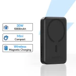پاوربانک مغناطیسی باسئوس مدل Magnetic Mini 30W ظرفیت 10000mAh - تصویر 3
