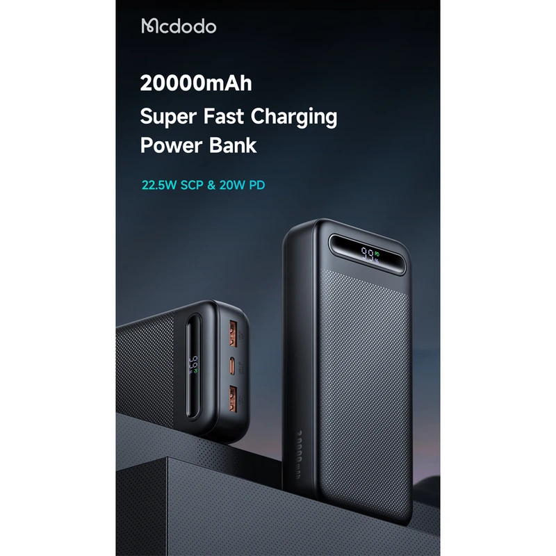 پاوربانک مک دودو مدل MC-389 ظرفیت 20000mAh توان 22.5 وات - تصویر 4