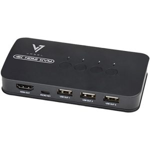 کی وی ام سوئیچ ۴ پورت HDMI وسل مدل VSL-HK401 | مدیریت ۴ سیستم